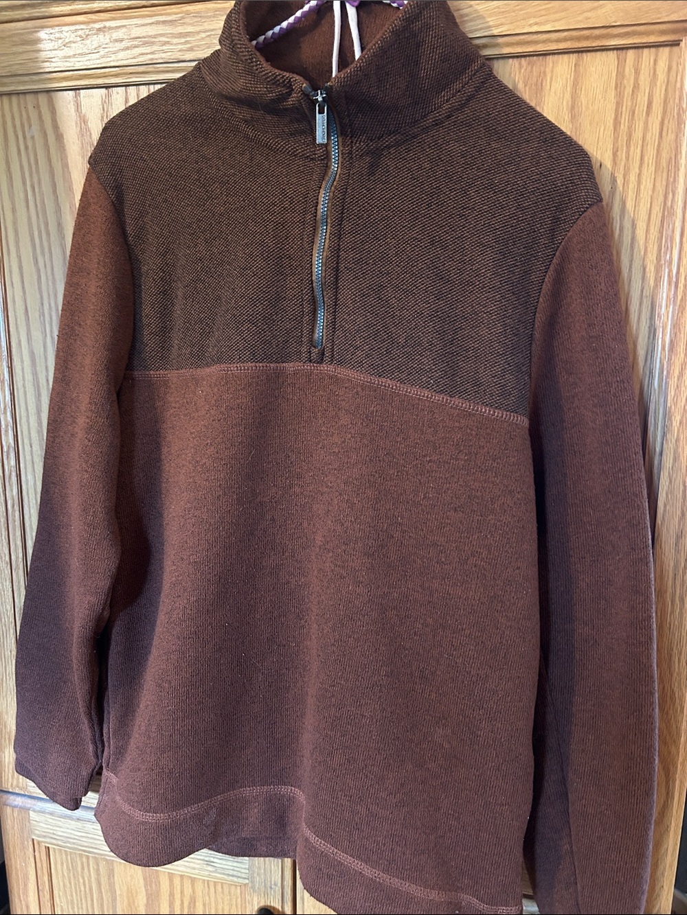 Craghoppers Brown Two-Tone Half-Zip Sweater